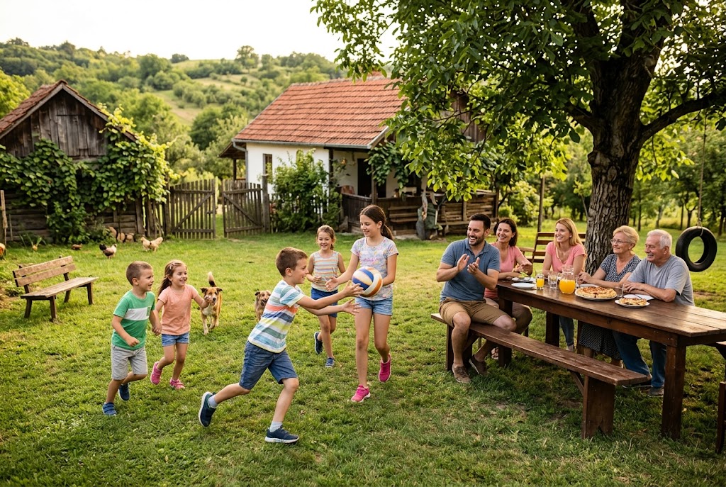 Aktivnosti i druženje na raspustu u Srbiji